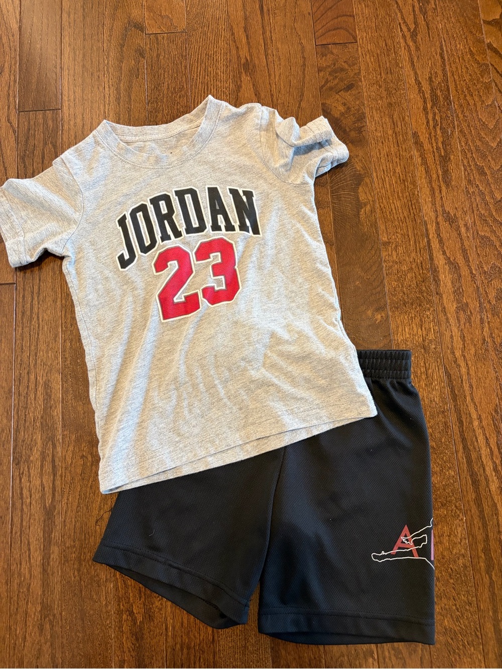 Jordan Kids Tee with matching shorts